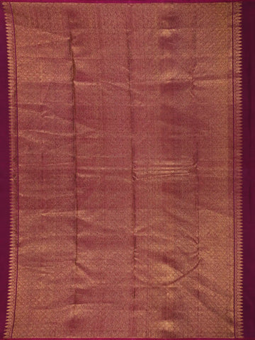 Black Floral Woven Pure Kanchipuram Silk Saree - Diadem