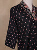 Black Floral Designed Cotton Salwar Suit - Diadem