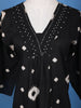 Black Ikat Design Printed Cotton Salwar Suit - Diadem