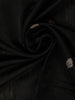 Black Leaf Motif Woven Banarasi Silk Saree - Diadem