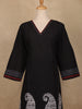 Black Paisley Design Printed Cotton Salwar Suit - Diadem