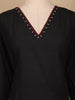 Black Paisley Design Printed Cotton Salwar Suit - Diadem