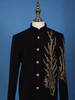 Black Panther Embroidered Sherwani Set