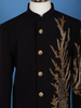 Black Panther Embroidered Sherwani Set