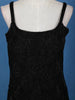 Black Scallop Beaded Embroidery Georgette Palazzo Suit - Diadem
