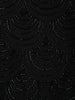 Black Scallop Beaded Embroidery Georgette Palazzo Suit - Diadem