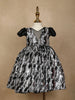 Black Sequin Designed Party Gown for Girls