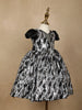 Black Sequin Designed Party Gown for Girls