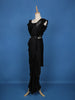 Black sequin Designs Shimmer Ready To Wear Saree with Designer Blouse