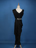Black sequin Designs Shimmer Ready To Wear Saree with Designer Blouse