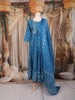 Blue Bandhani Printed Cotton Salwar Suit with Dupatta