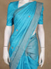 Blue Butta Woven Pure Kanchipuram Silk Saree