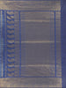Blue Checked Design Tissue Silk Saree - Diadem