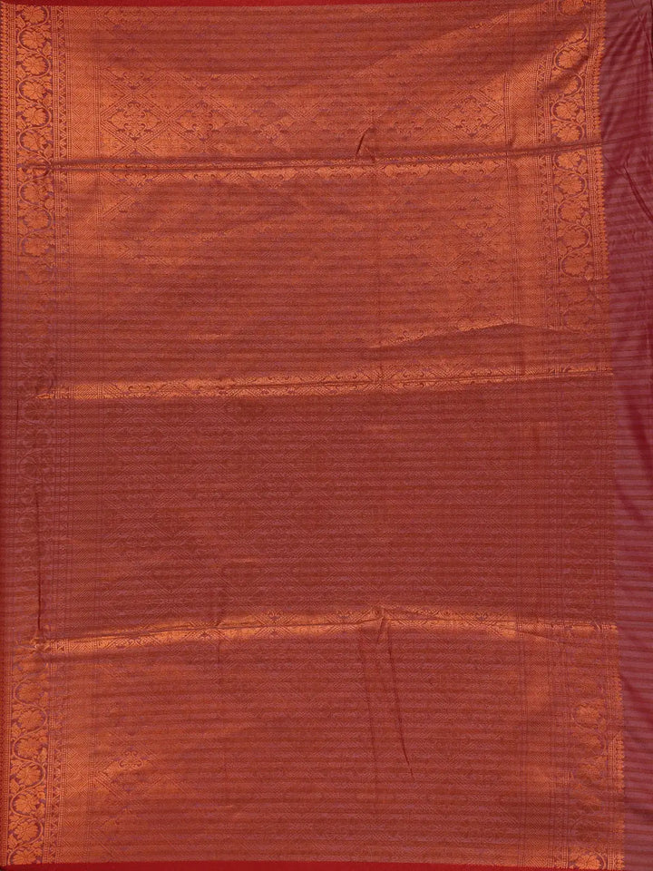 Blue Checks Woven Soft Silk Saree - Diadem