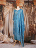 Blue  Floral Printed Cotton Salwar Suit