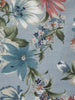 Blue Floral Printed Design Cotton Salwar Suit