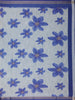 Blue Floral Printed Semi Tussar Silk Saree - Diadem