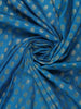 Blue Floral Woven Banarasi Silk Saree