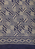 Blue Geometric Printed Design Mixed Silk Cotton Fancy Saree