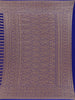 Blue Striped Design Banarasi Silk Saree