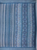 Blue Striped Semi Tussar Silk Saree - Diadem