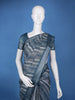 Blue Striped Semi Tussar Silk Saree - Diadem