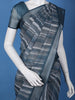 Blue Striped Semi Tussar Silk Saree - Diadem