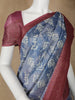 Blue Abstract Designed Chanderi Cotton Saree - Diadem