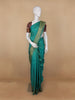 Blue Abstract Woven Pure Kanchipuram Silk Saree - Diadem