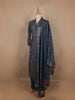 Blue Abstract Designed Cotton Salwar Suit
