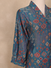 Blue Abstract Designed Cotton Salwar Suit