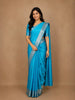 Blue Butta Woven Pure Kanchipuram Silk Saree