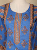 Blue Diamond Designed Cotton Salwar Suit - Diadem