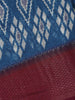 Blue Diamond Designed Fancy Cotton Saree - Diadem
