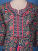 Blue Floral Design Printed Cotton Salwar Suit - Diadem