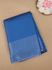 Blue Floral Designed Fancy Art Silk Saree - Diadem