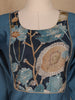 Blue Floral Designed Cotton Salwar Suit - Diadem