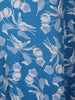 Blue Floral Designed Cotton Salwar Suit - Diadem