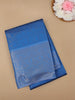 Blue Floral Designed Fancy Art Silk Saree - Diadem