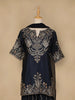 Blue Floral Designed Georgette Palazzo Salwar Suit - Diadem