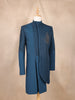 Blue Floral Designed Sherwani Suit for Reception