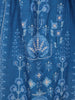 Blue Floral Printed Casual Cotton Kurti - Diadem
