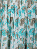 Blue Floral Printed Cotton Anarkali Kurti - Diadem