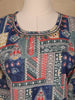 Blue Floral Printed Cotton Salwar Suit - Diadem