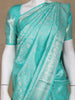 Blue Floral Woven Pure Kanchipuram Silk Saree - Diadem