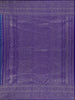 Blue Floral Woven Pure Kanchipuram Silk Saree - Diadem