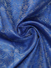 Blue Floral Woven Pure Kanchipuram Silk Saree - Diadem