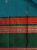 Blue Floral and Paisley Woven Pure Kanchipuram Silk Saree - Diadem