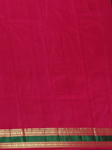 Blue Floral and Paisley Woven Pure Kanchipuram Silk Saree - Diadem