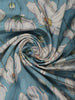 Blue Floral Designed Semi Tussar Saree - Diadem